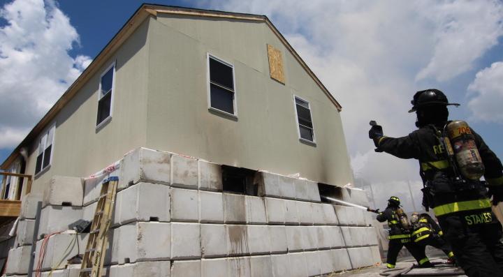 Training House side view