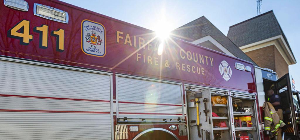 Fairfax Country Fire & Rescue building front
