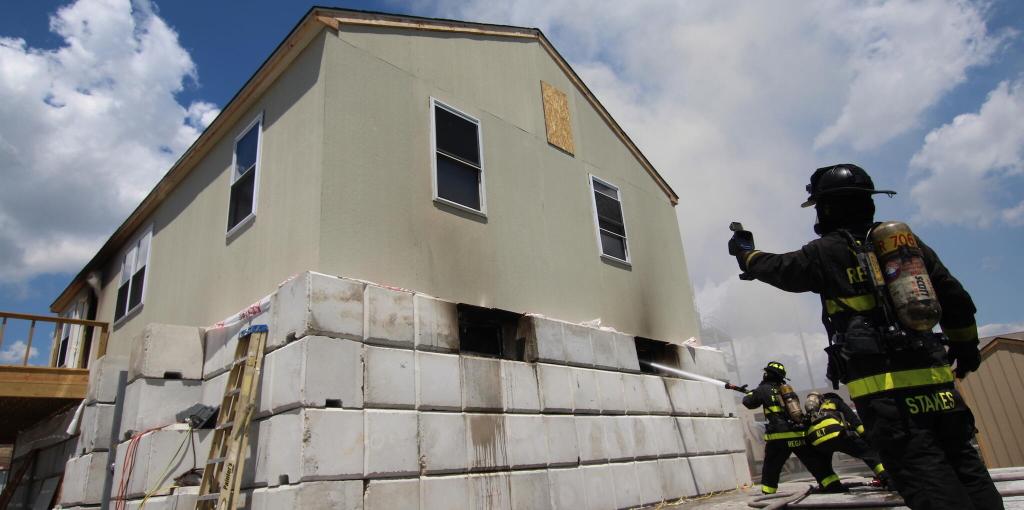 Training House side view