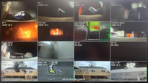 Camera collage from training observation