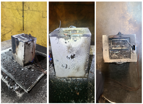 Post experiment battery packs