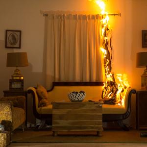 Natural Synthetic furniture comparison from inside living room