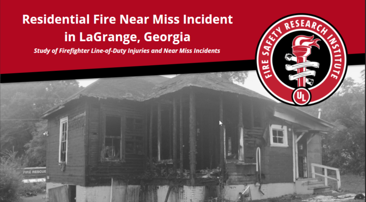 Residential Fire Near Miss incident in LaGrange Georgia