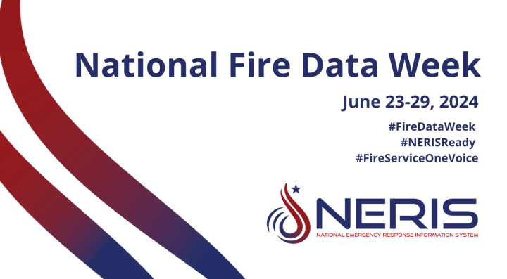 National Fire Data Week Image with NERIS logo