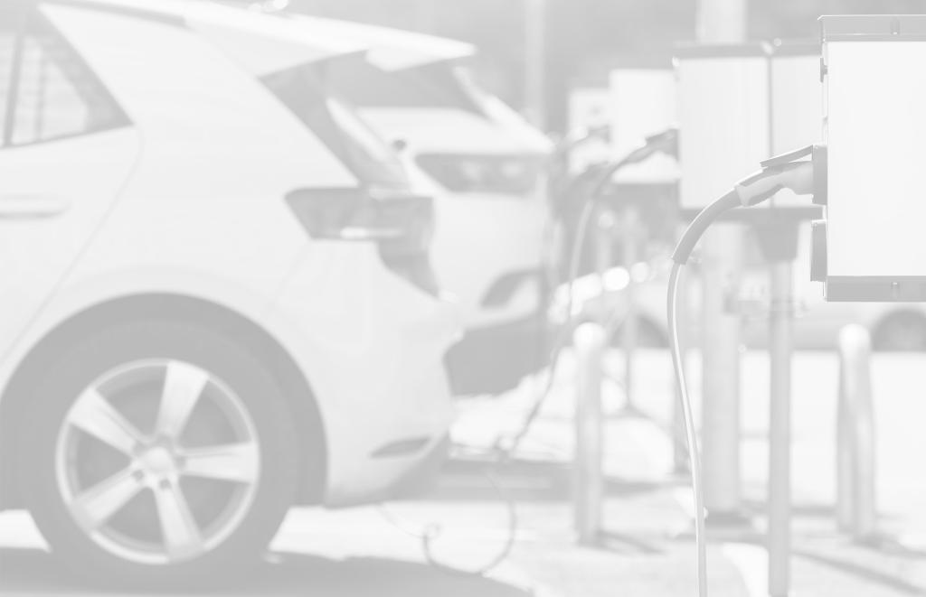 Fire Safety of batteries and electric vehicle by FSRI- Electric vehicle parked at charging station