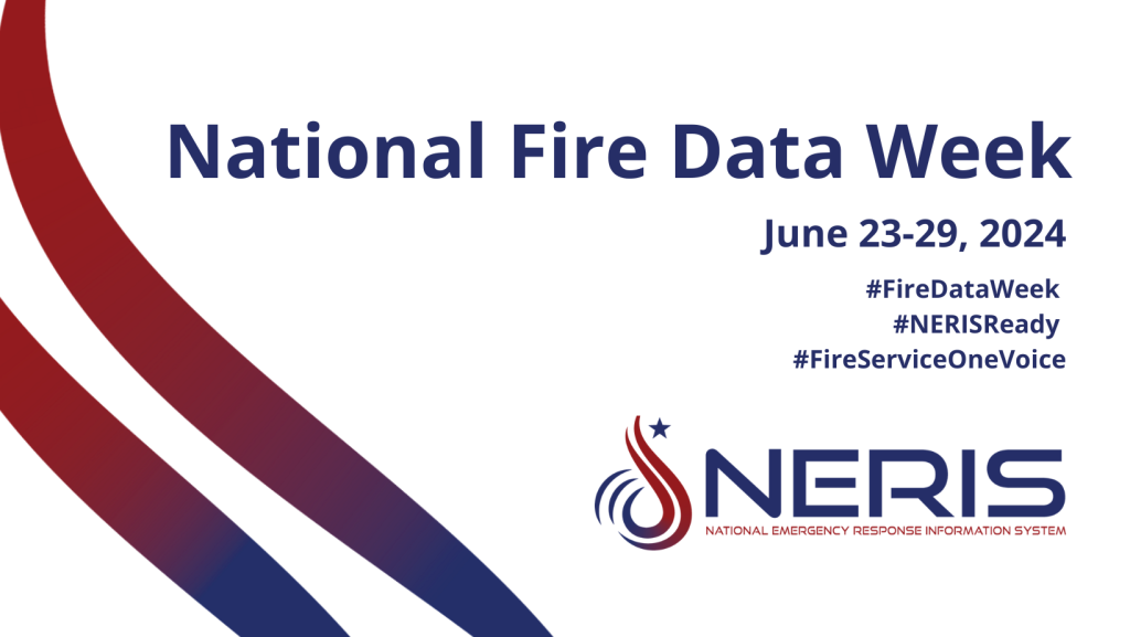 National Fire Data Week Image with NERIS logo