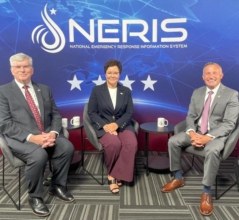 NERIS Webinar 4 speakers Dan cotter, Dr Lori, and Tom Jenkins ( left to right)