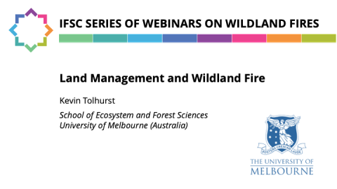 IFSC Series of Webinars on Wildland Fires 