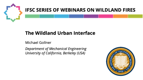 IFSC Week-The Wildland Urban Interface
