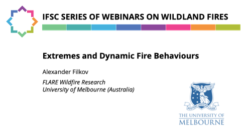 IFSC Series of Webinars on Wildland Fires 