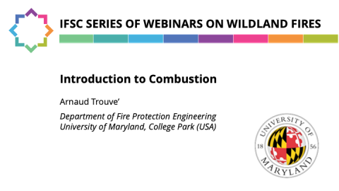 IFSC Series of Webinars on Wildland Fires 
