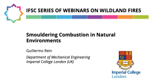 IFSC Series of Webinars on Wildland Fires 