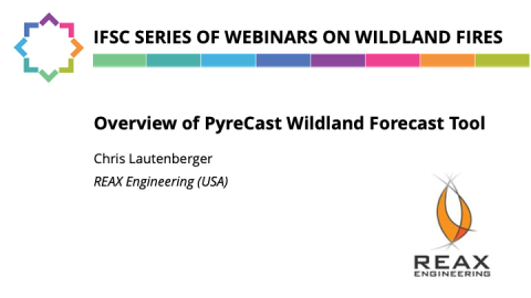 IFSC Series of Webinars on Wildland Fires 
