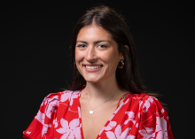 Graphic design intern, Ava Casaus.