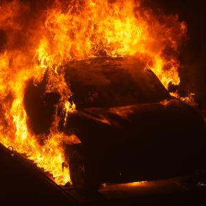 Freeburn experiment to study EV fire behavior